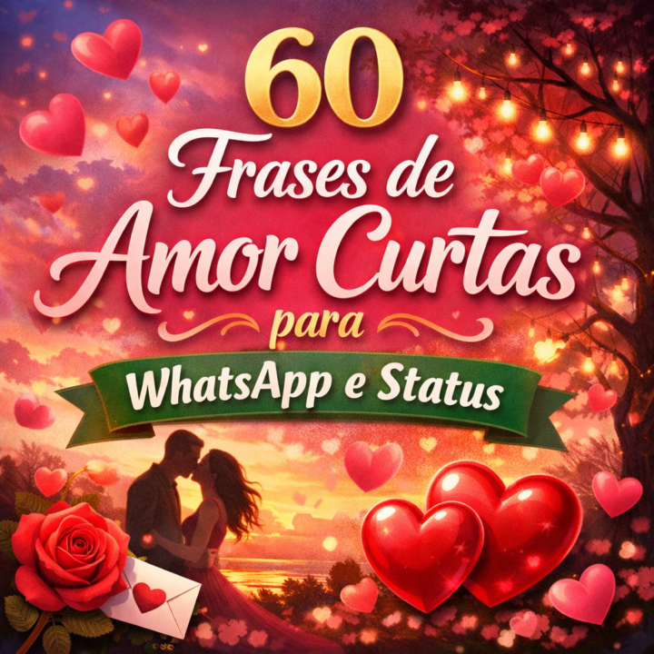 60 Frases de Amor Curtas para WhatsApp e Status