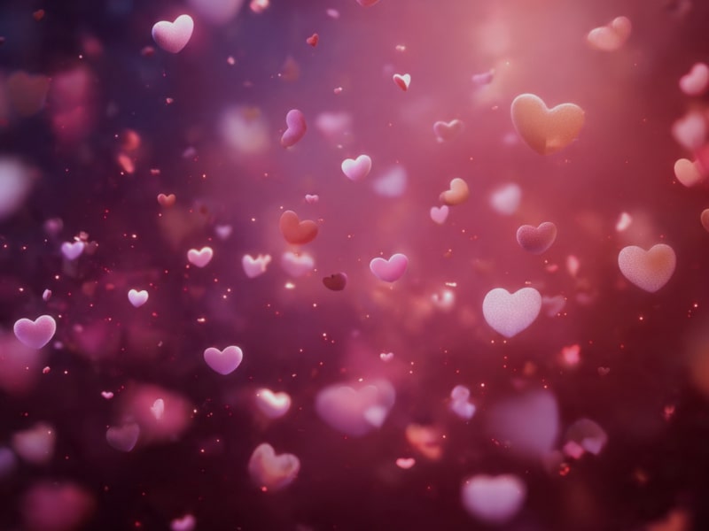 amor chuva coracoes bokeh - Criador de frases online