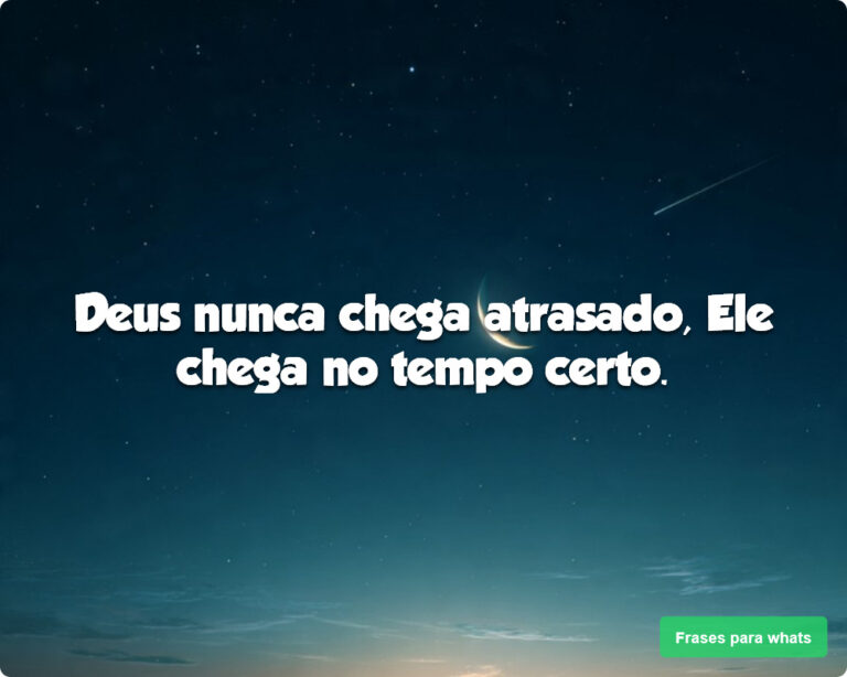 O Tempo Perfeito de Deus