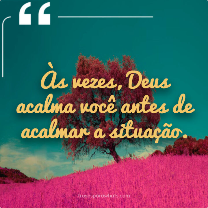 Paz no Caos: Deus Acalma Você Primeiro