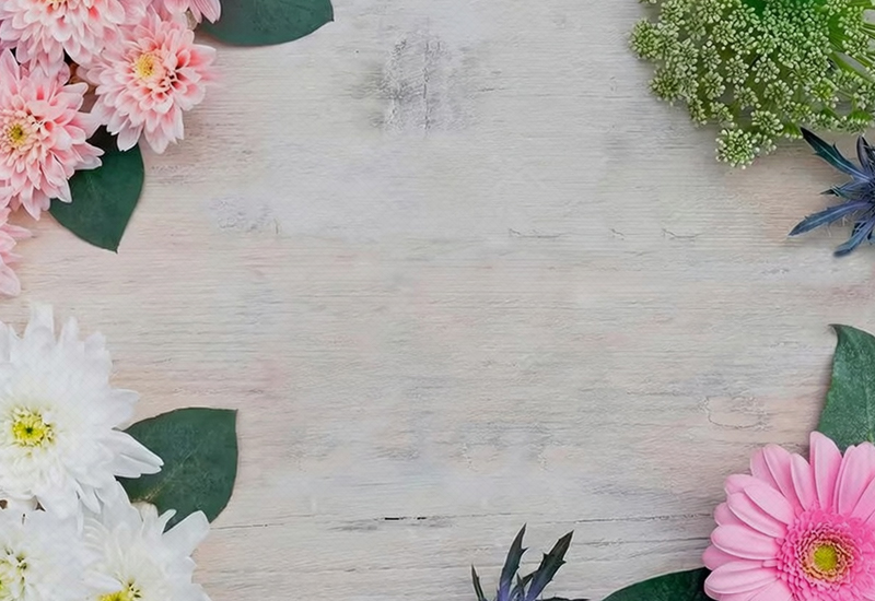 amor floral borda delicada - Criador de frases online