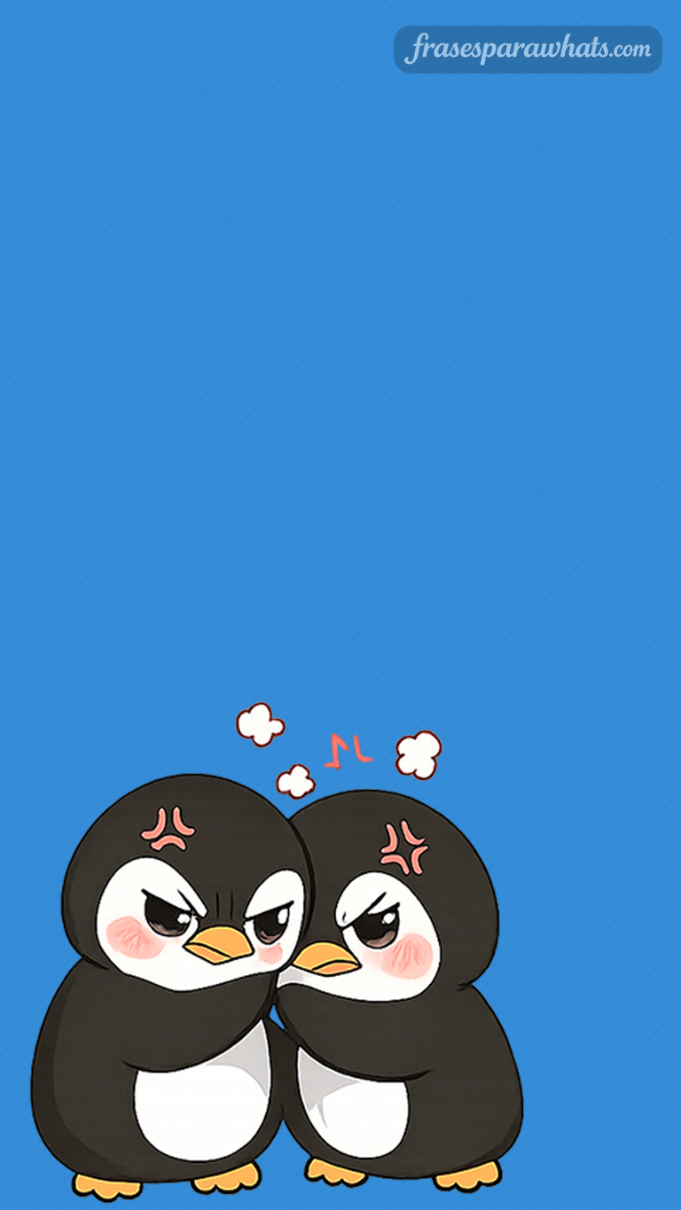 pinguins raiva azul - Criador de frases online